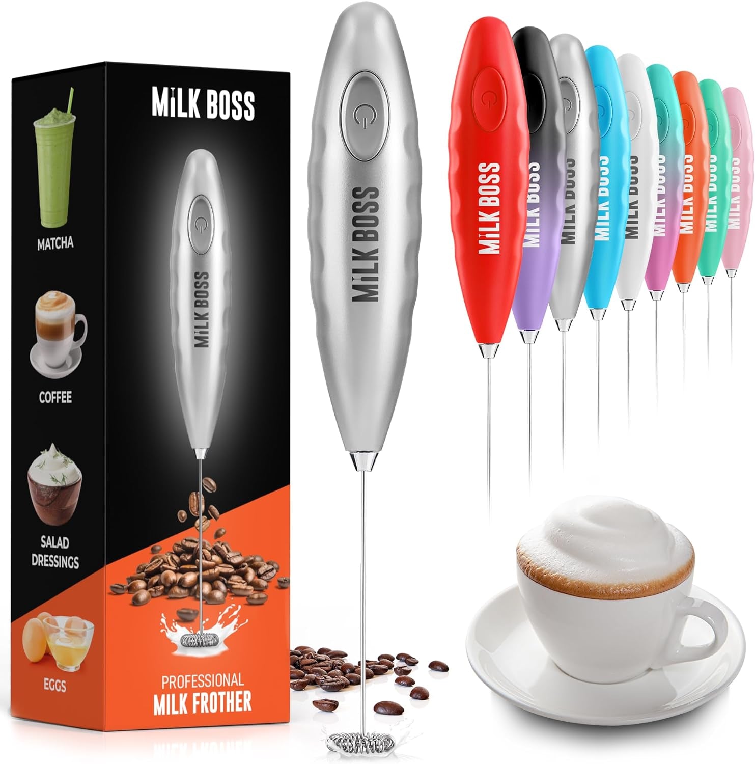 ChefSentials™ Electric Handheld Milk Frother & Foam Maker