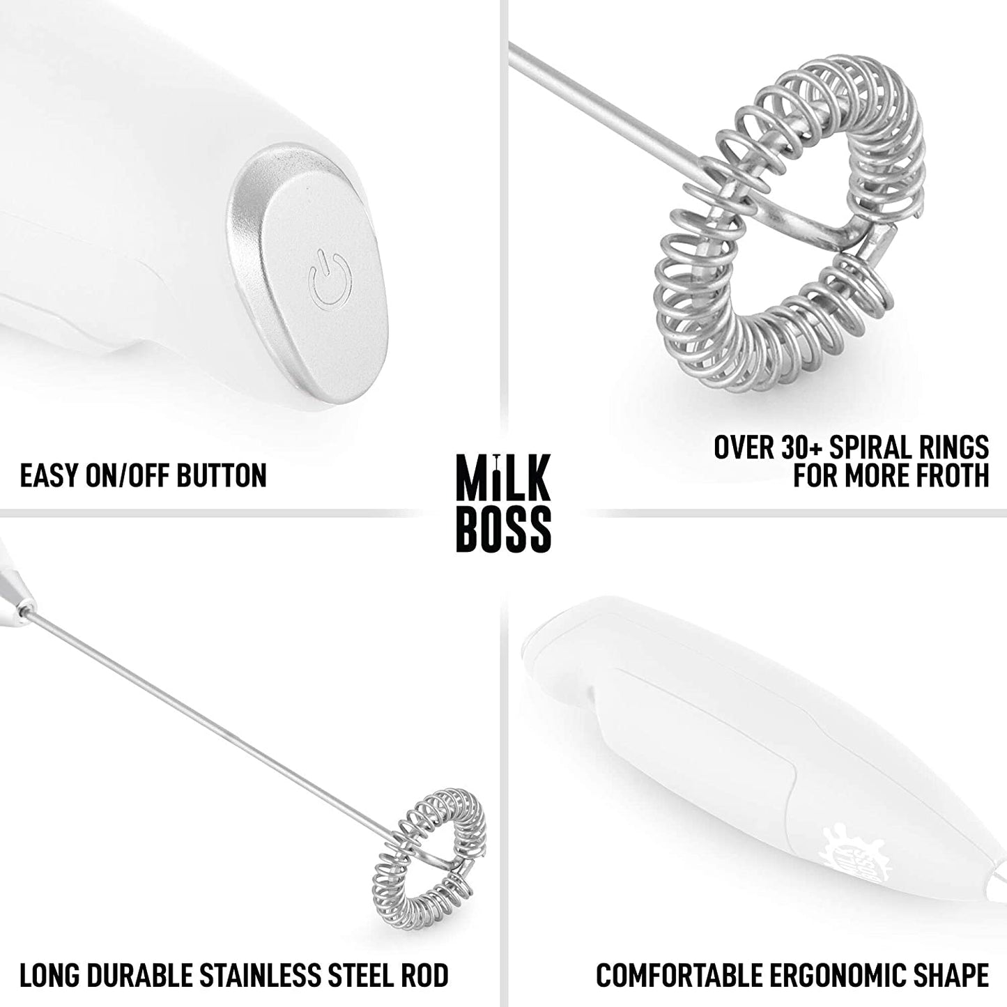 ChefSentials™ Electric Handheld Milk Frother & Foam Maker