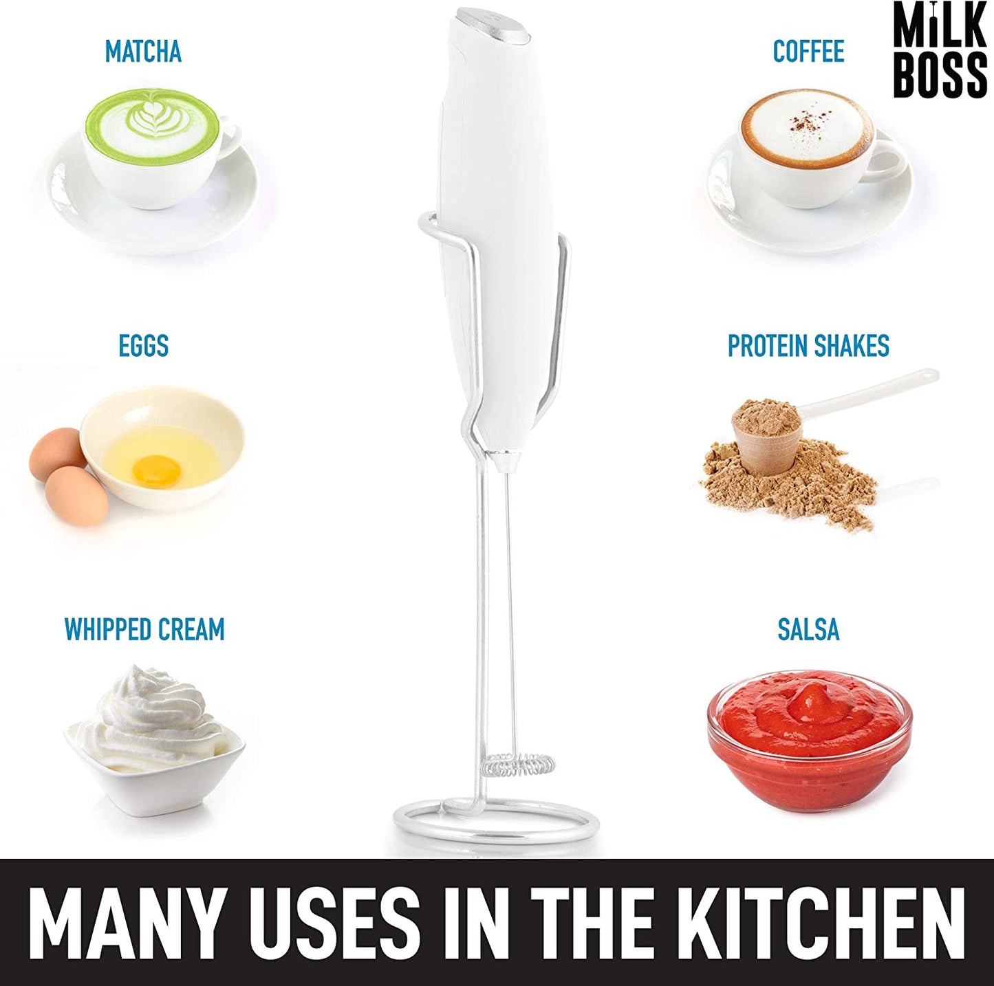 ChefSentials™ Electric Handheld Milk Frother & Foam Maker