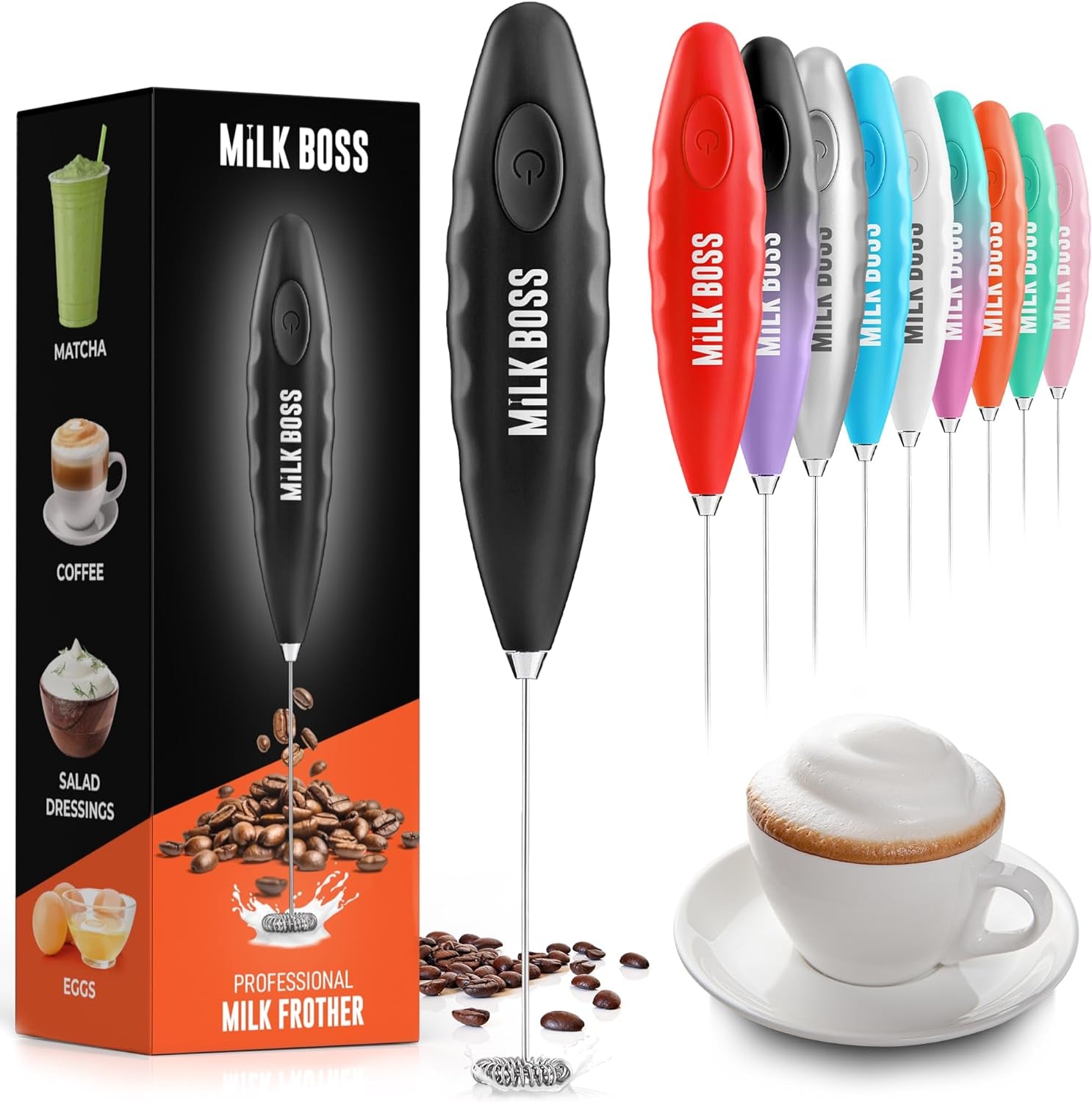 ChefSentials™ Electric Handheld Milk Frother & Foam Maker